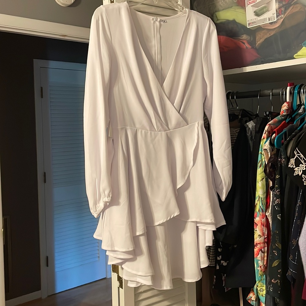 White dress